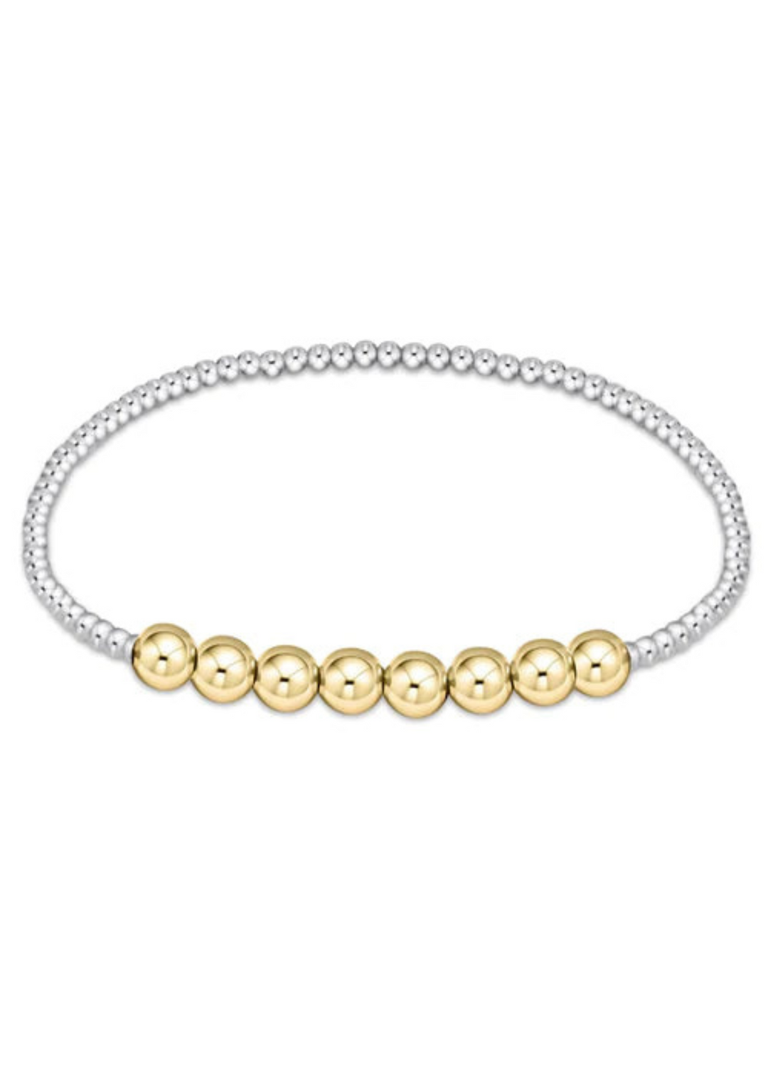 enewton Designs Classic Gold Beaded Bliss 2.5mm Bead Bracelet - 5mm Mixed Metal