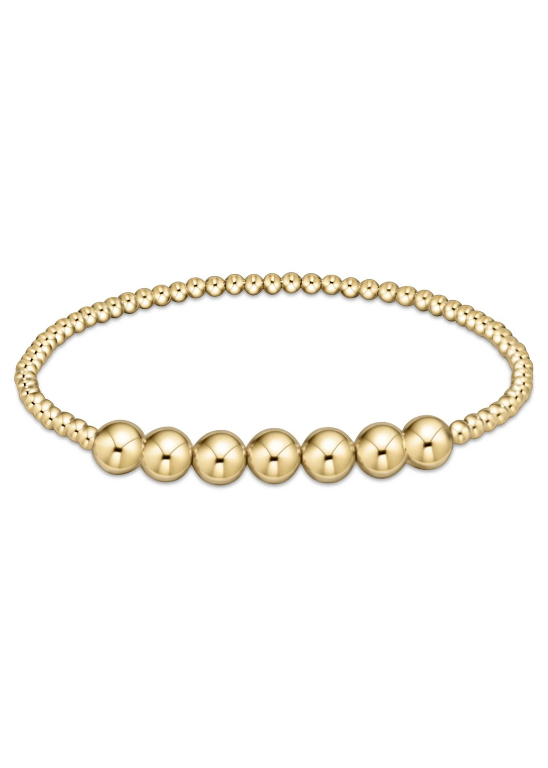 enewton Designs Classic Gold Beaded Bliss 3mm Bead Bracelet - 6mm Gold