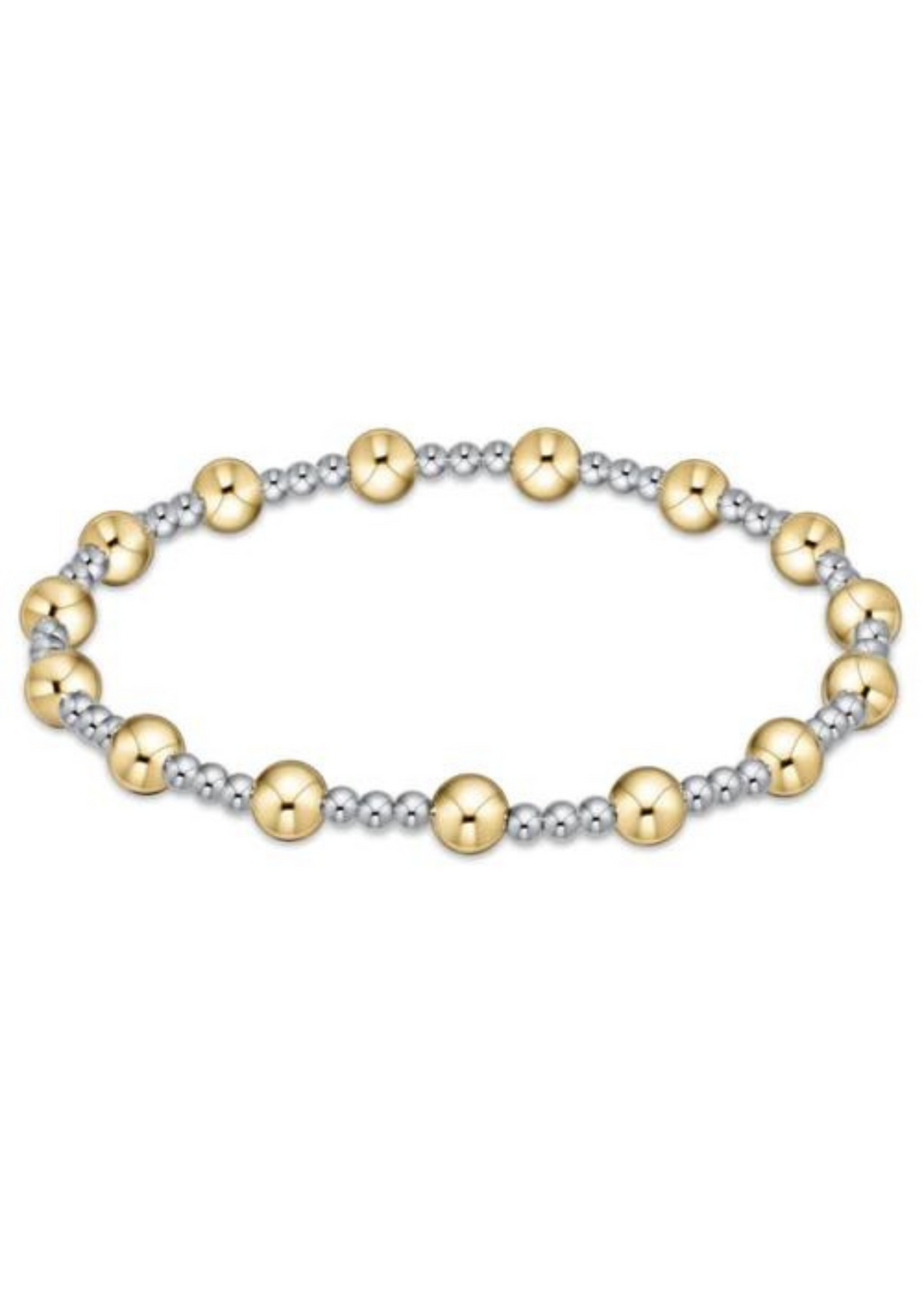 enewton Designs Classic Sincerity Pattern 5mm Bead Bracelet - Mixed Metal
