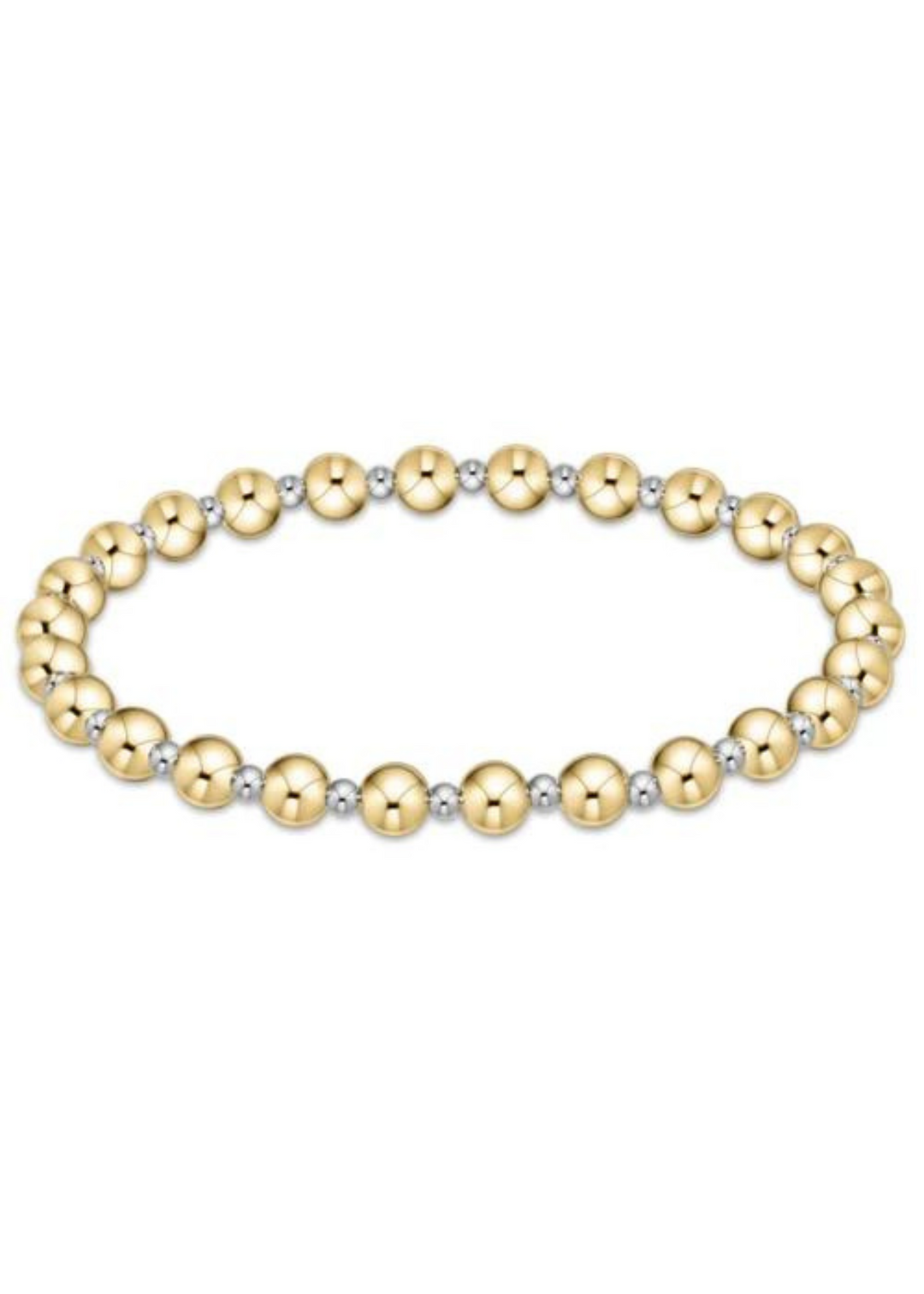 enewton Designs Classic Grateful Pattern 5mm Bead Bracelet - Mixed Metal