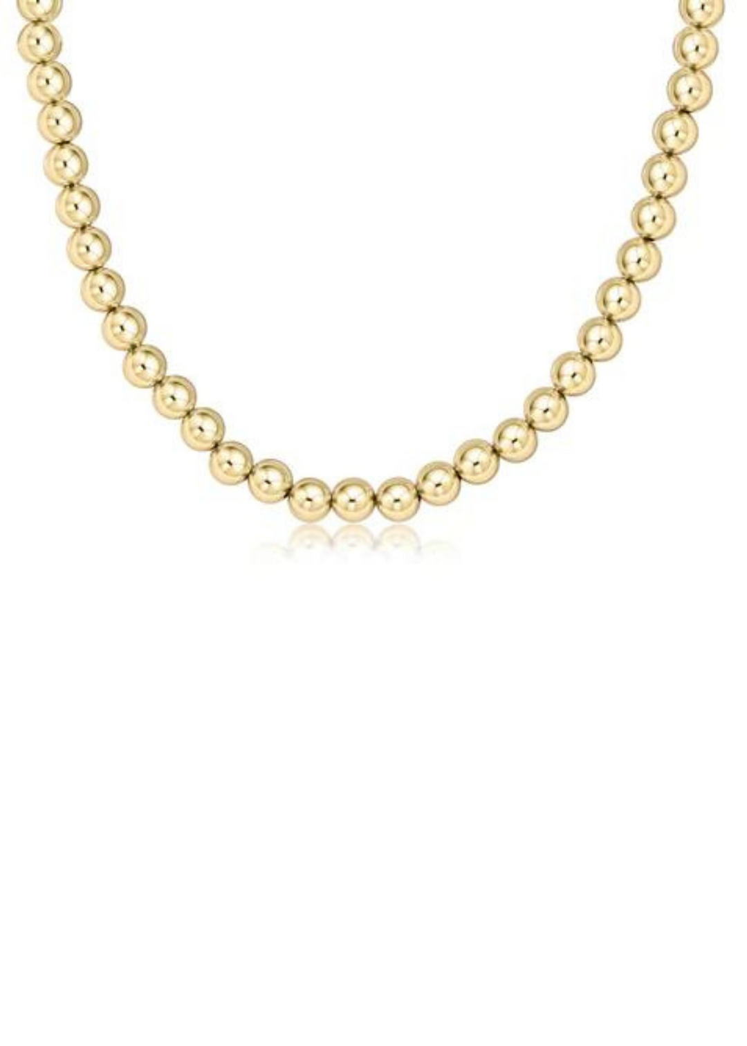 enewton Designs 17" Choker Classic Gold 8mm Bead Necklace