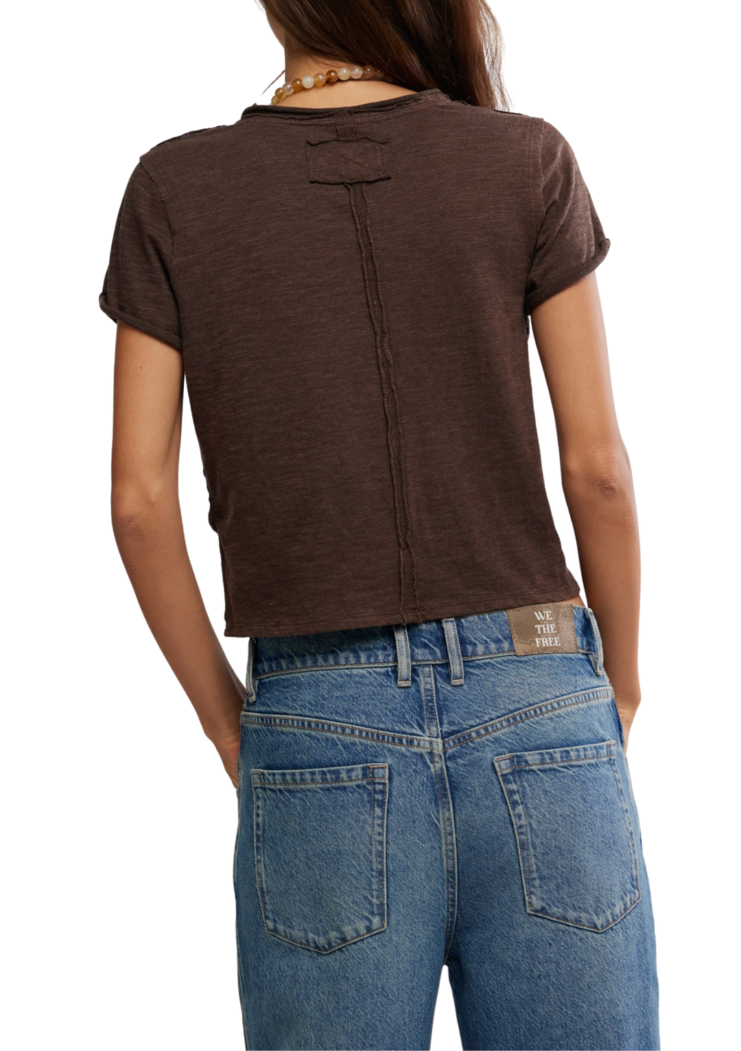 Free People Take 2 Tee - Double Espresso Combo