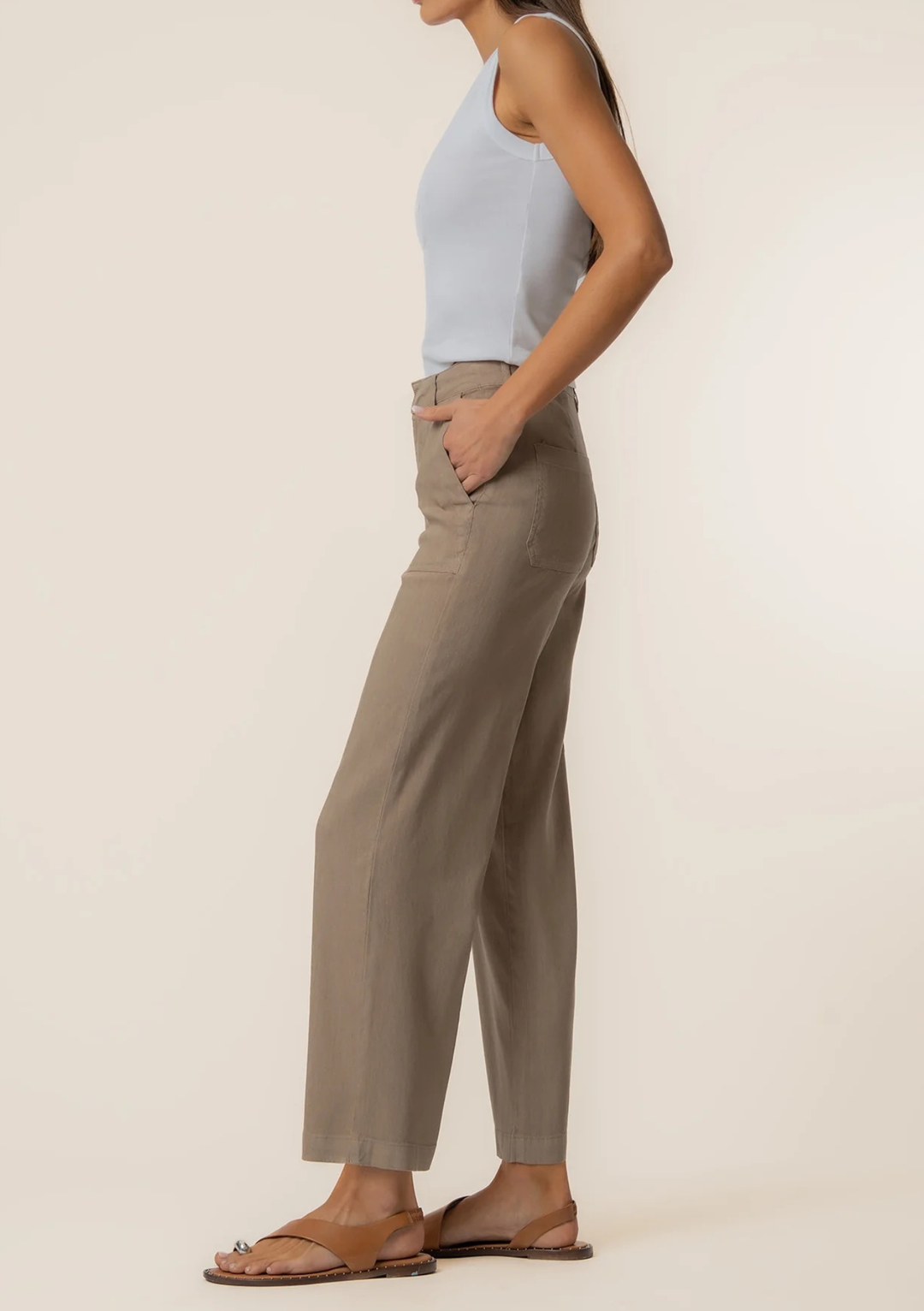 Kut From the Kloth Topaz Linen Wide Leg Pants