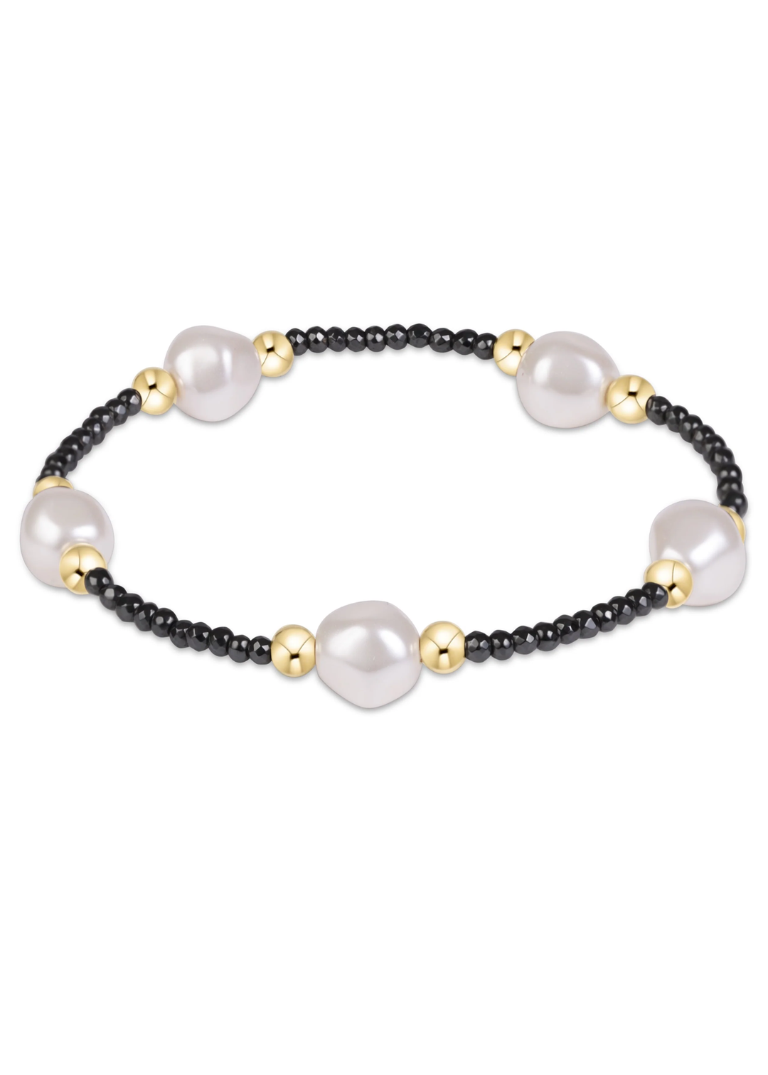 enewton Designs Purpose Admire Pearl 8mm Faceted Hematite Bracelet