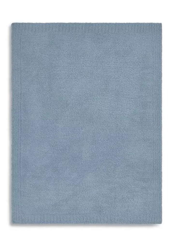 Barefoot Dreams CozyChic Stroller Blanket - Azure