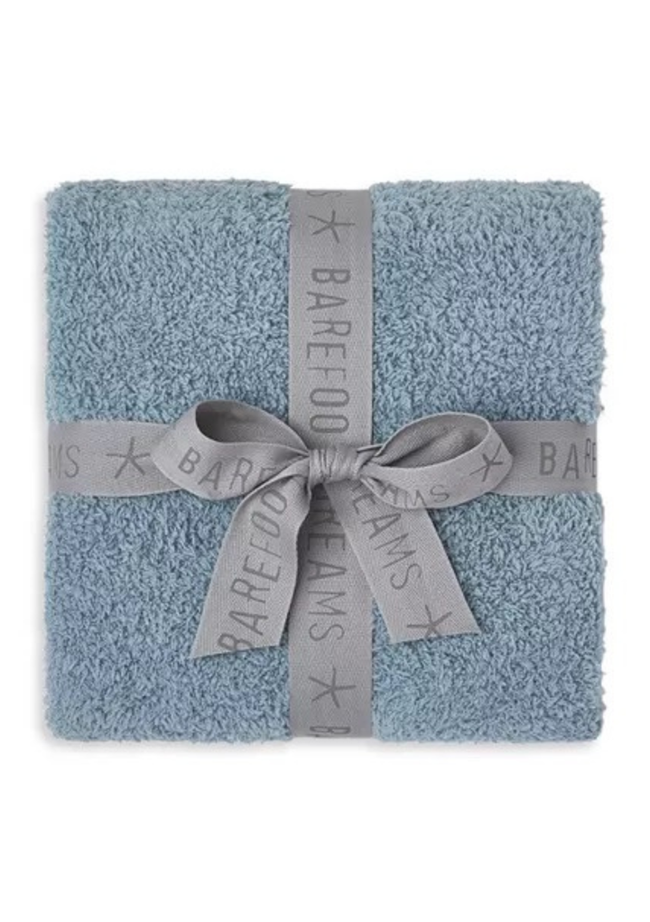Barefoot Dreams CozyChic Stroller Blanket - Azure