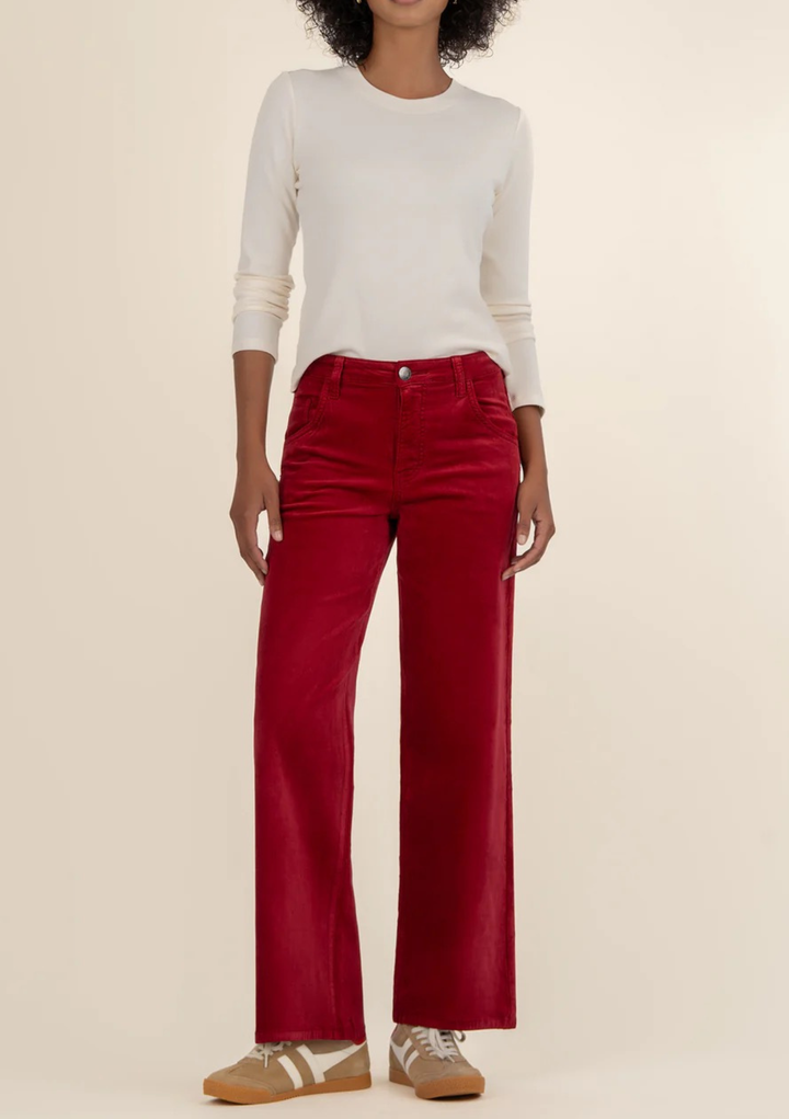 Kut From the Kloth Jean Velveteen High Rise Flare Jeans