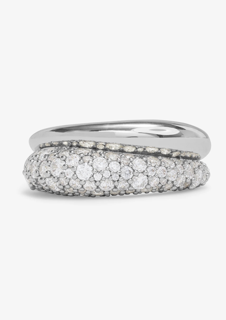 Melinda Maria Norah Loves a Pave Double Ring