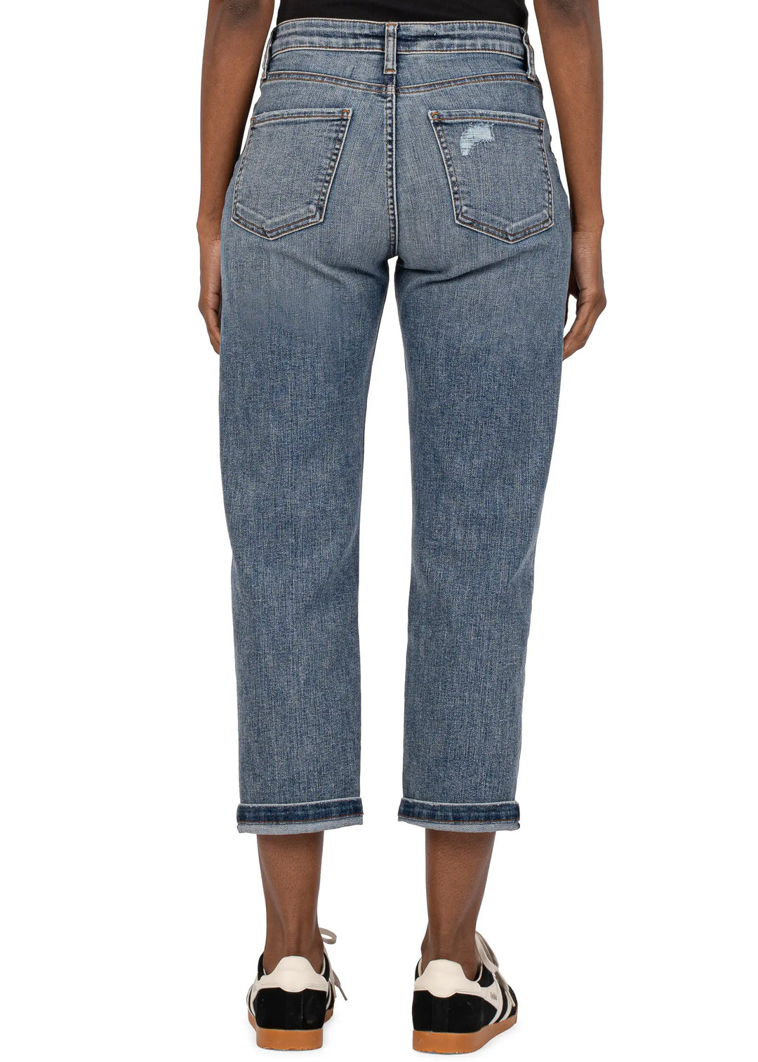 Kut from the Kloth Sienna Baggy Boyfriend Crop Roll Up