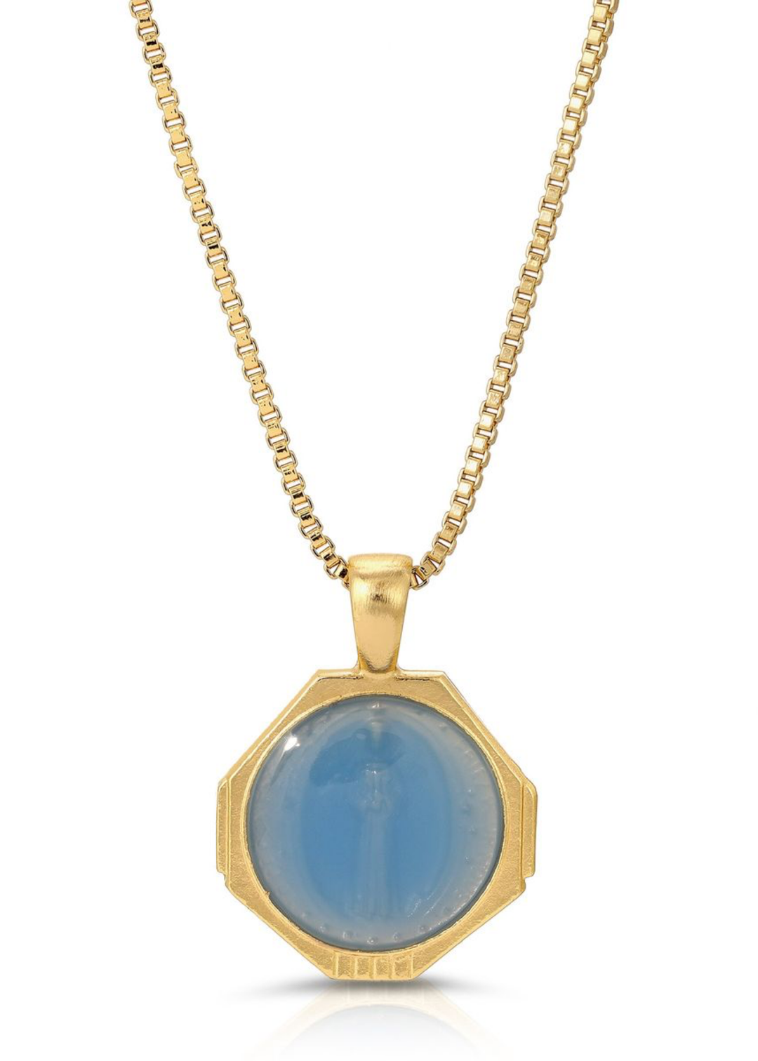 Joy Dravecky Sofia Pendant Necklace in French Blue