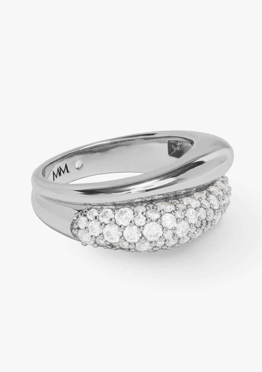 Melinda Maria Norah Loves a Pave Double Ring