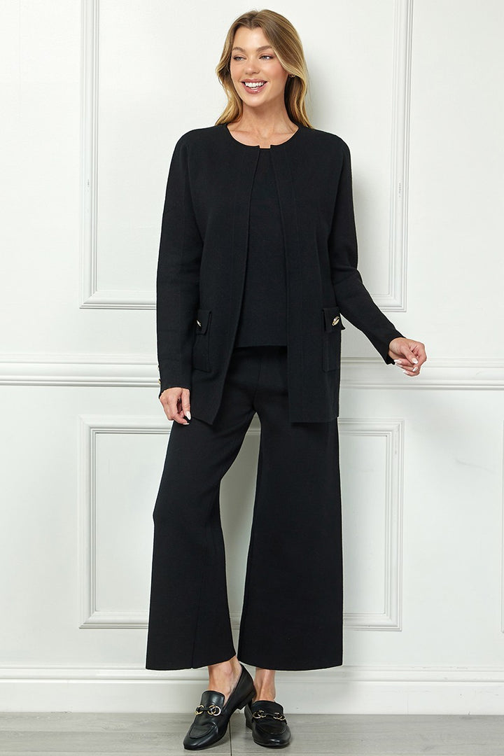 Gloria Gold Button Cardigan
