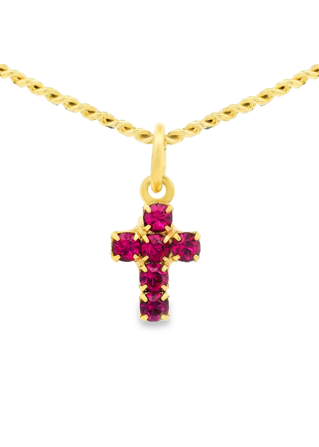 Tova Single Mini Cross Necklace