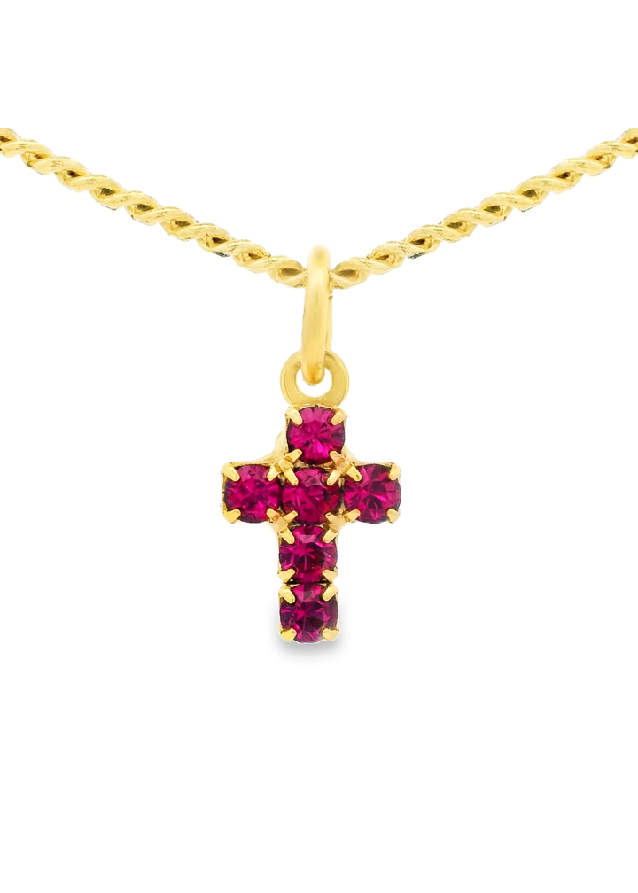 Tova Single Mini Cross Necklace