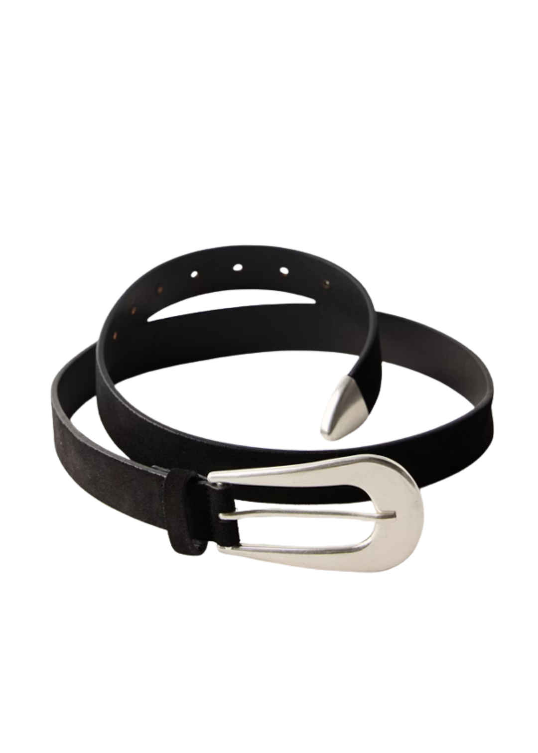Free People Cannon Suede Belt - Black