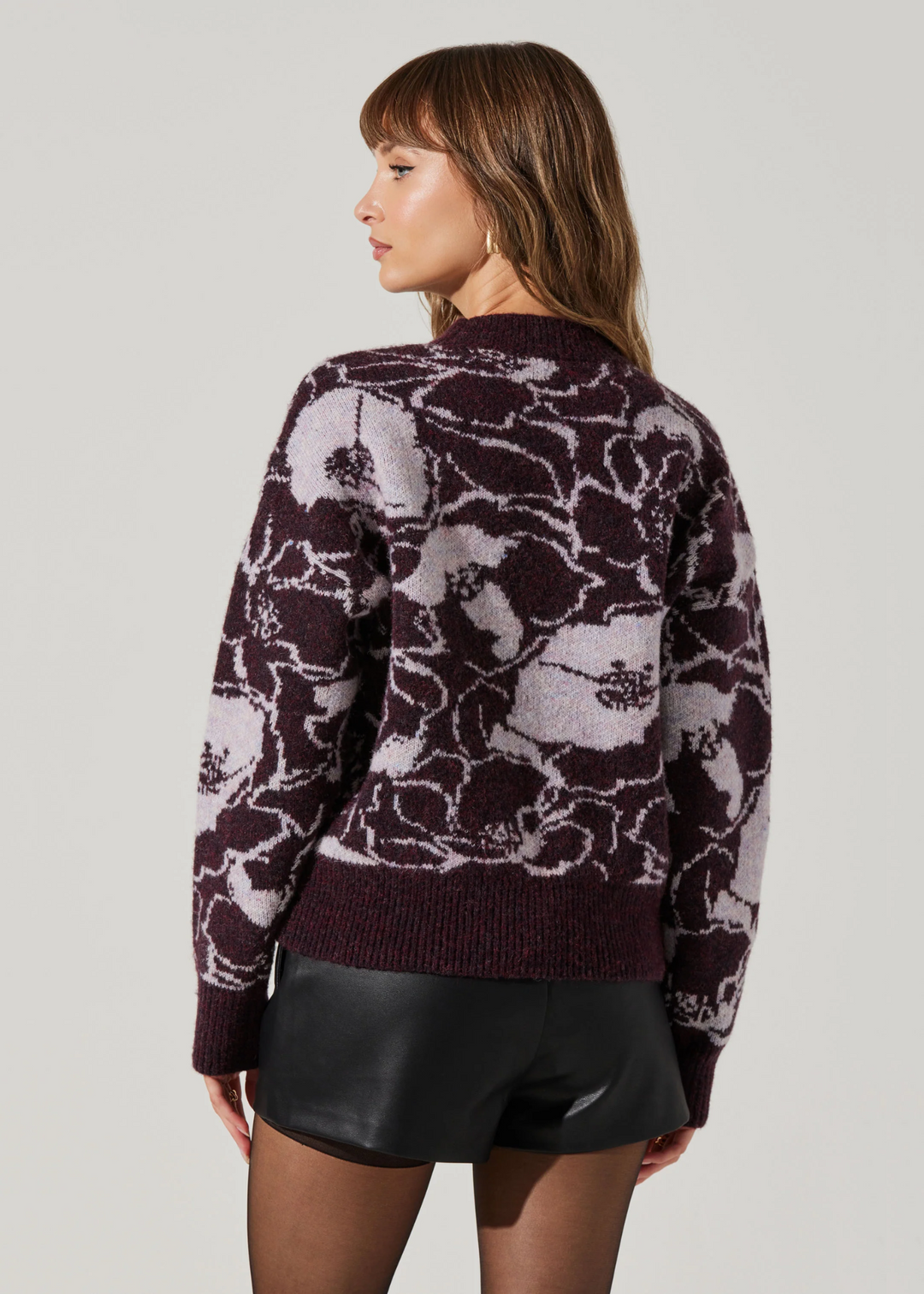 ASTR the Label Saria Floral Sweater