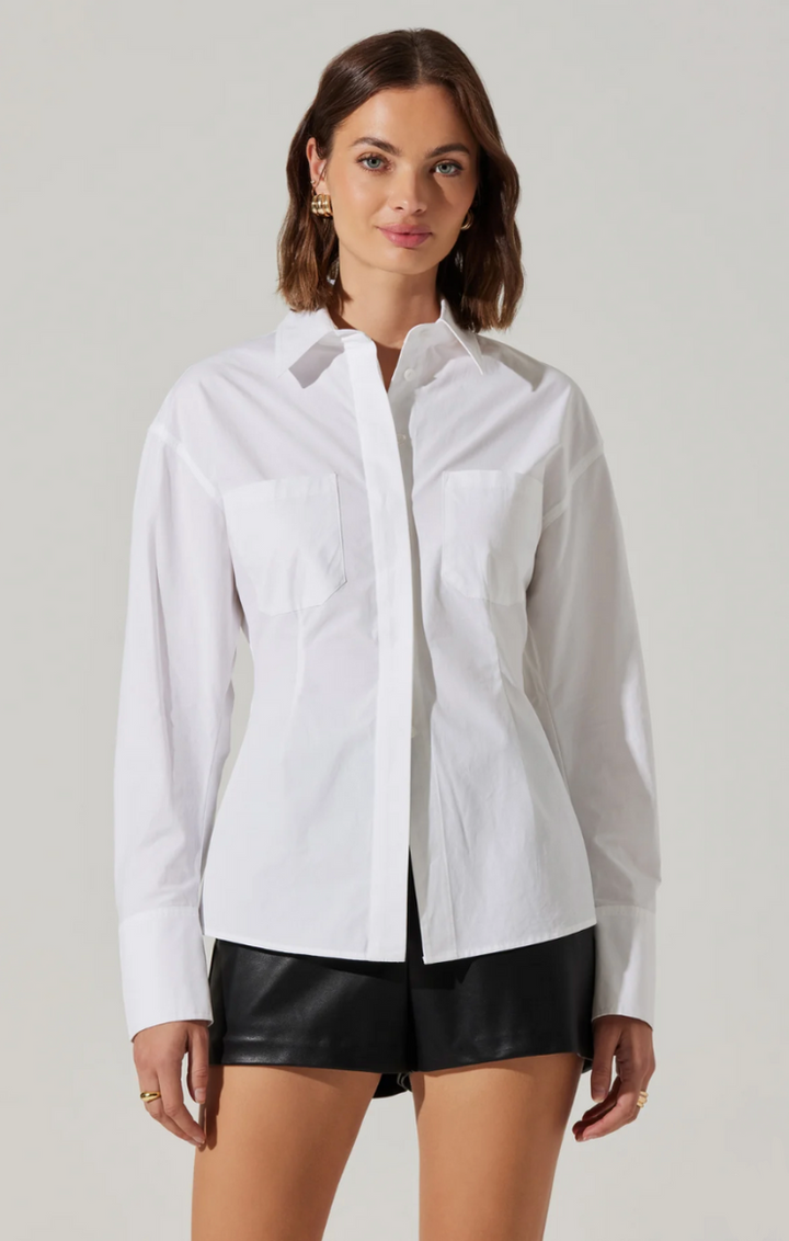 ASTR the Label Thyra Poplin Shirt