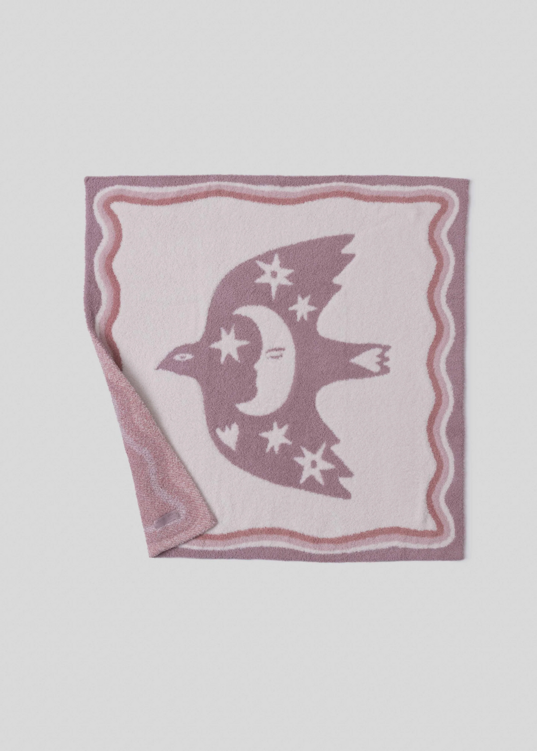 Barefoot Dreams CozyChic Desert Bird Receiving Blanket