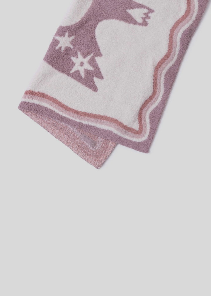 Barefoot Dreams CozyChic Desert Bird Receiving Blanket