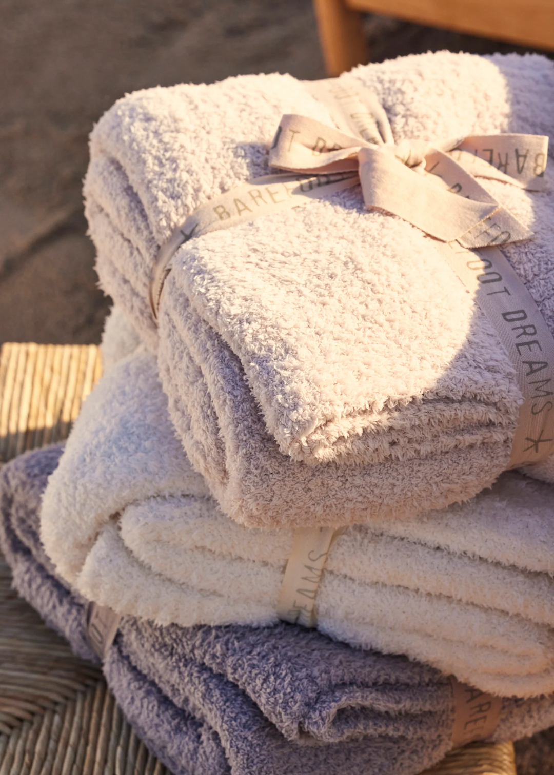 Barefoot Dreams CozyChic Throw - Cream