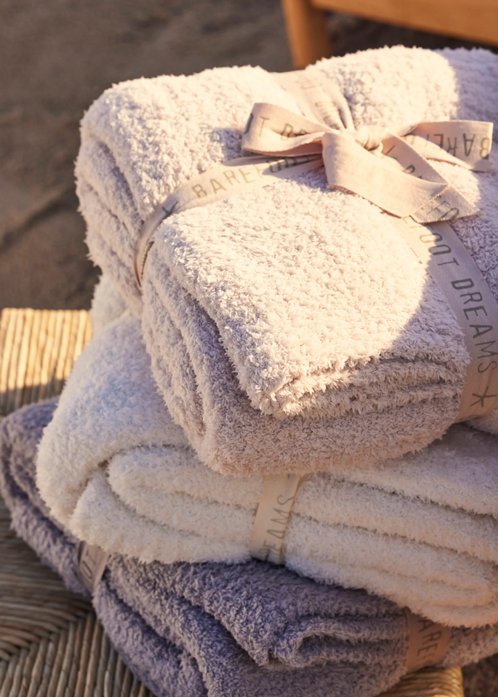 Barefoot Dreams CozyChic Throw - Cream