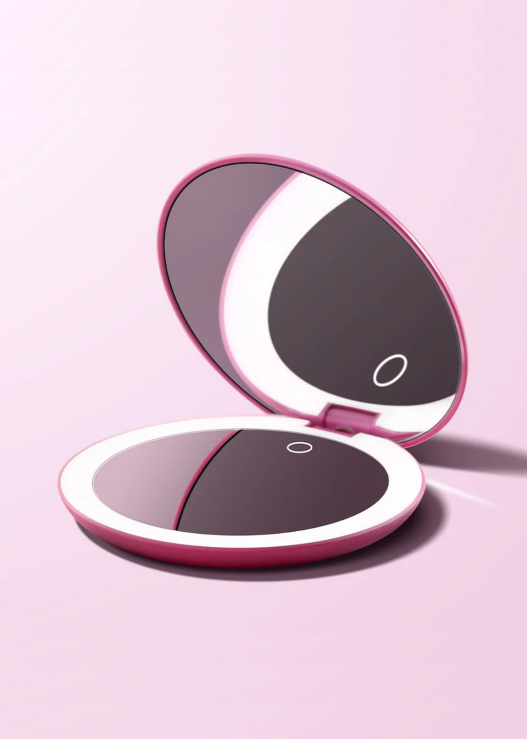 Compact Mirror with LED Lights