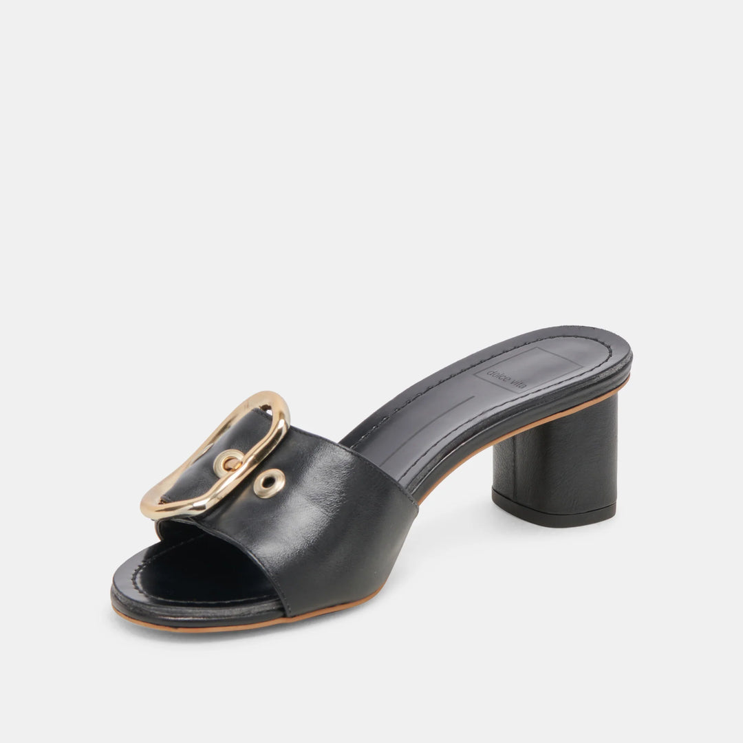 Dolce Vita Laika Heels in Black Leather