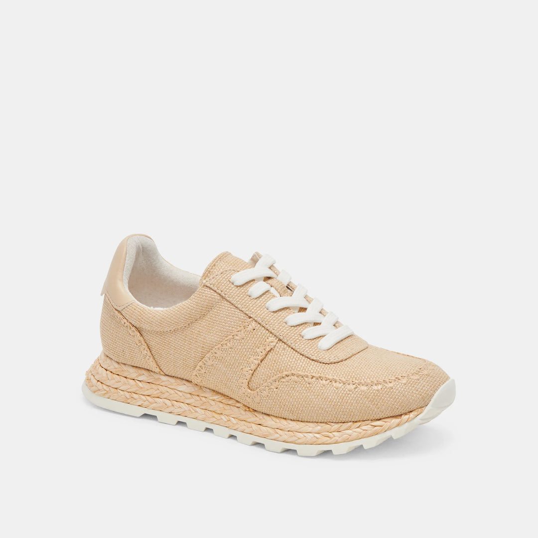 Dolce Vita Ayita Sneakers in Lt Natural Raffia