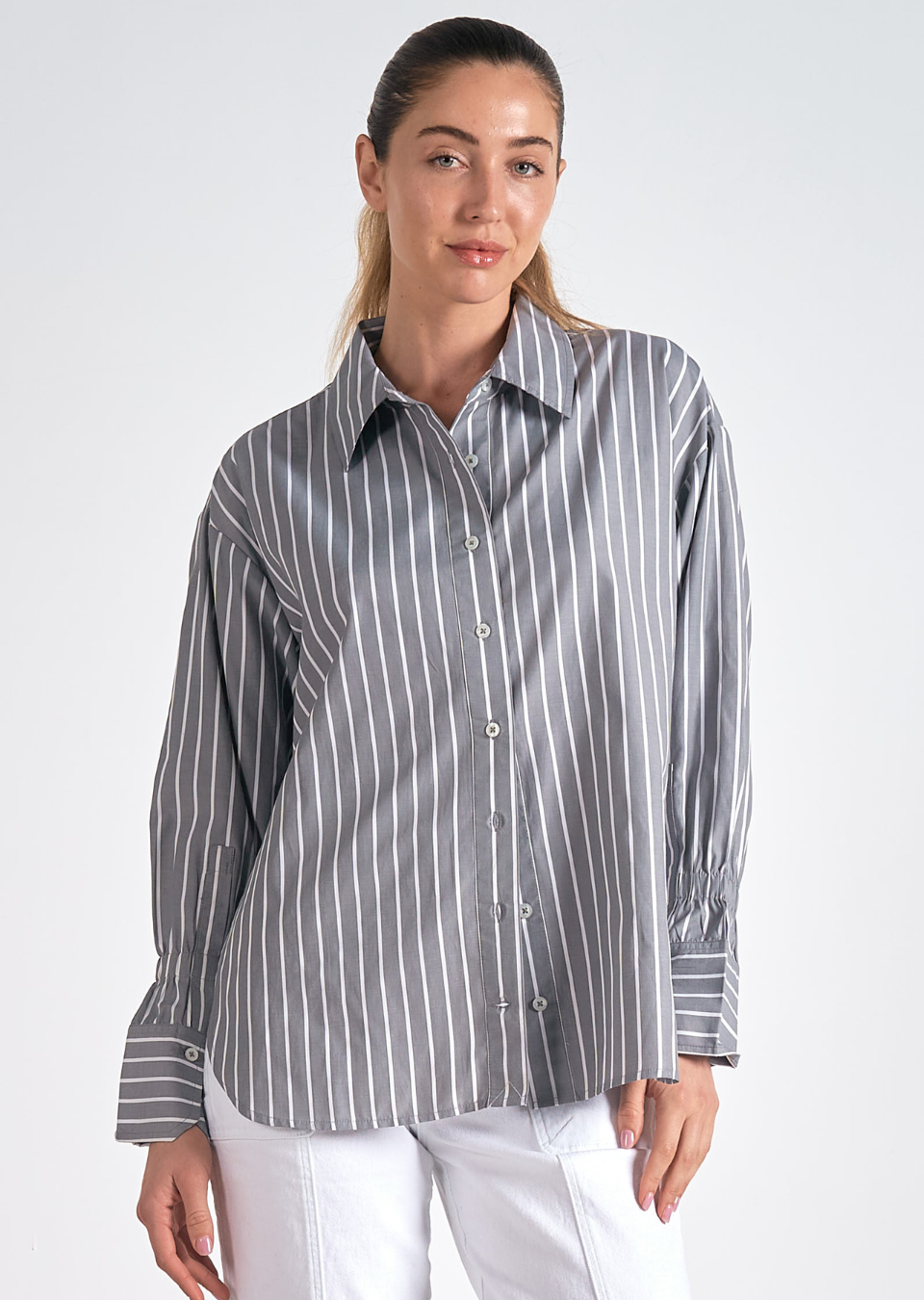 Elan Claire Button Down