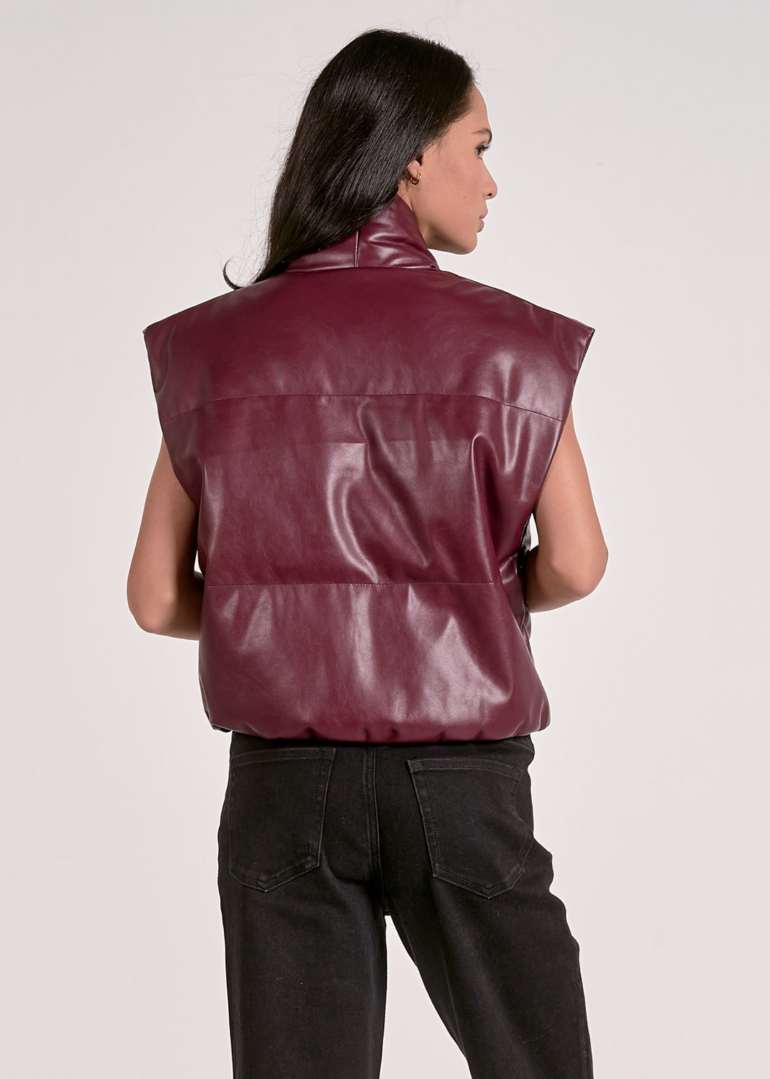 Elan Dani Leather Vest