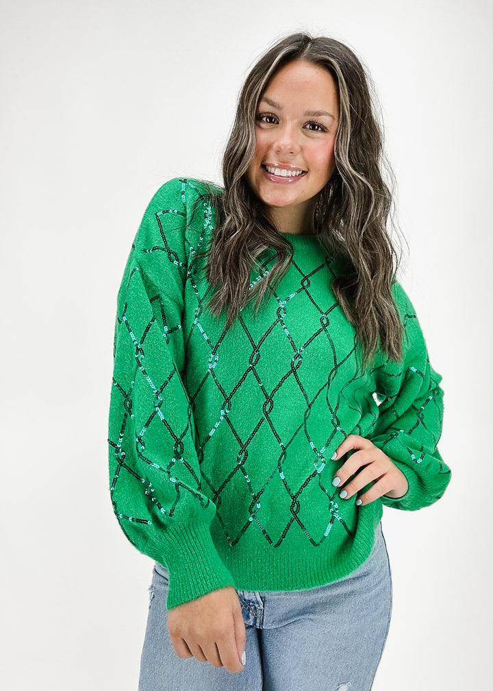 Shine On Sequin Sweater