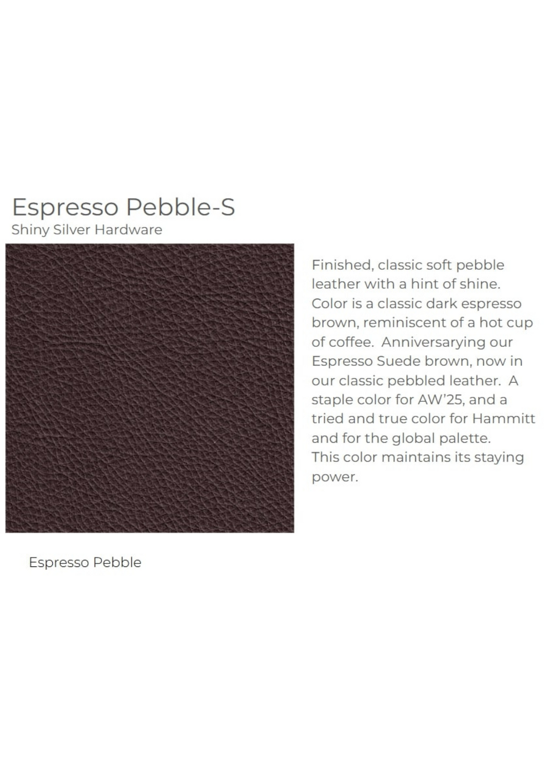 Hammitt Tom Zip Medium Handbag - Espresso Pebble