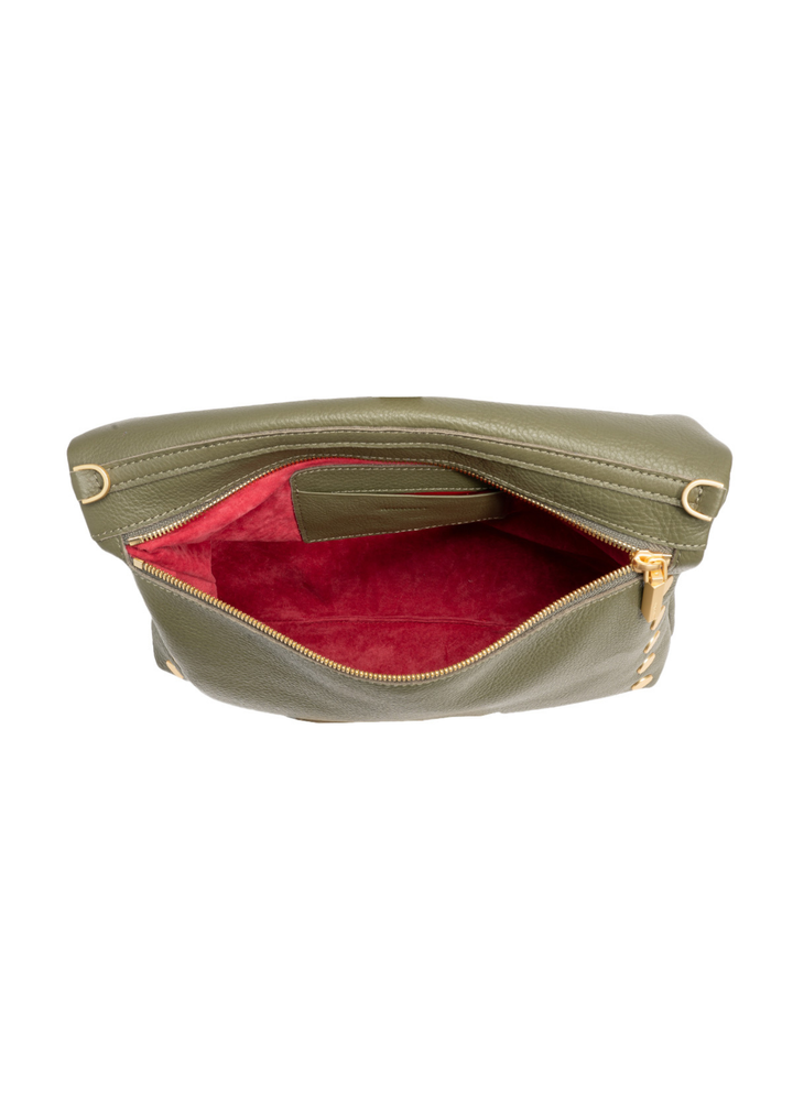 Hammitt VIP Large Handbag - Olive/Brushed Gold