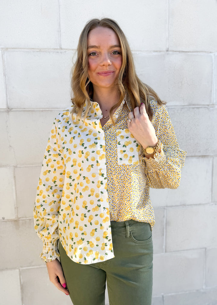 Meg Lemon Button Down