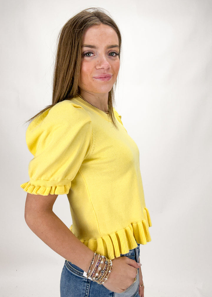 Goldie Ruffle Top