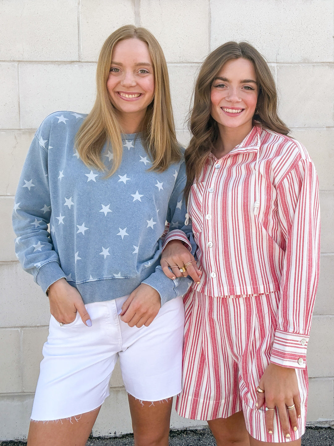 Ivy Jane Lila Striped Button Down