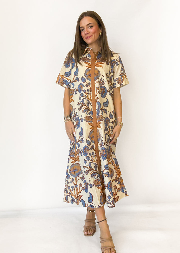 Audrey Floral Midi Dress