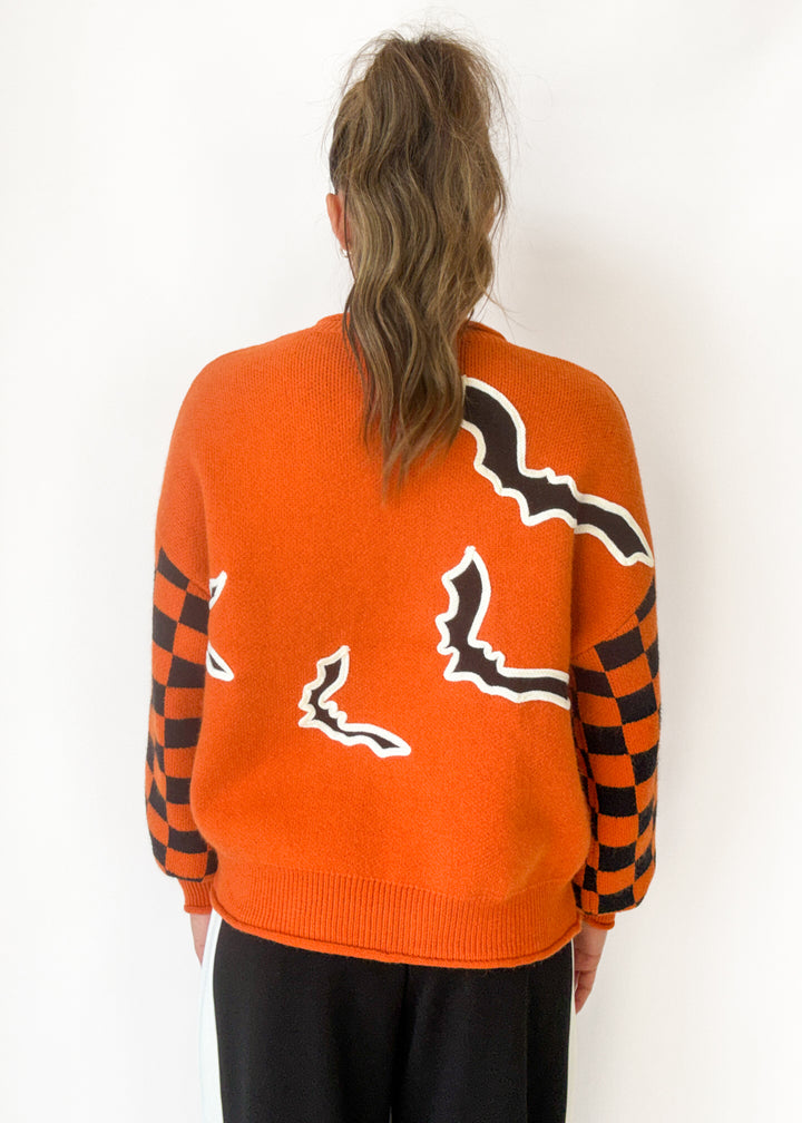 Checkered Spooky Sweater