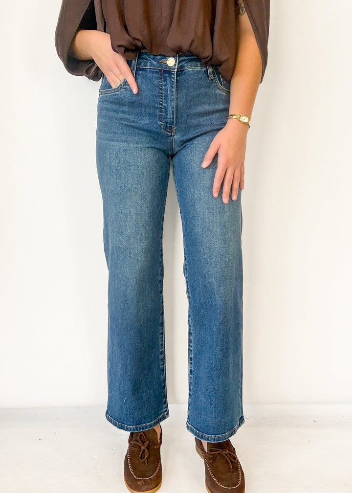 Kut From the Kloth Charlotte High Rise Wide Leg Jeans