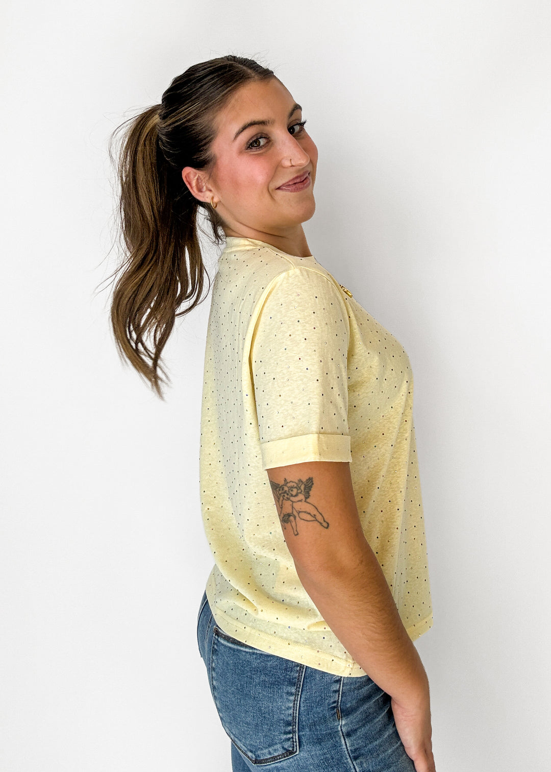 Halston Fitted Tee