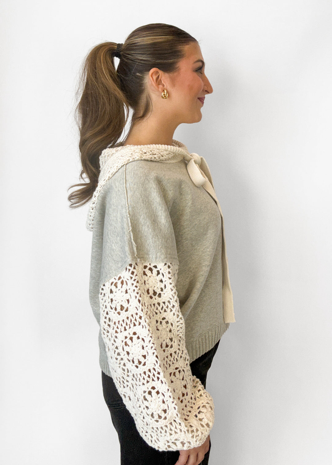 Free People Laced in Hoodie Swit