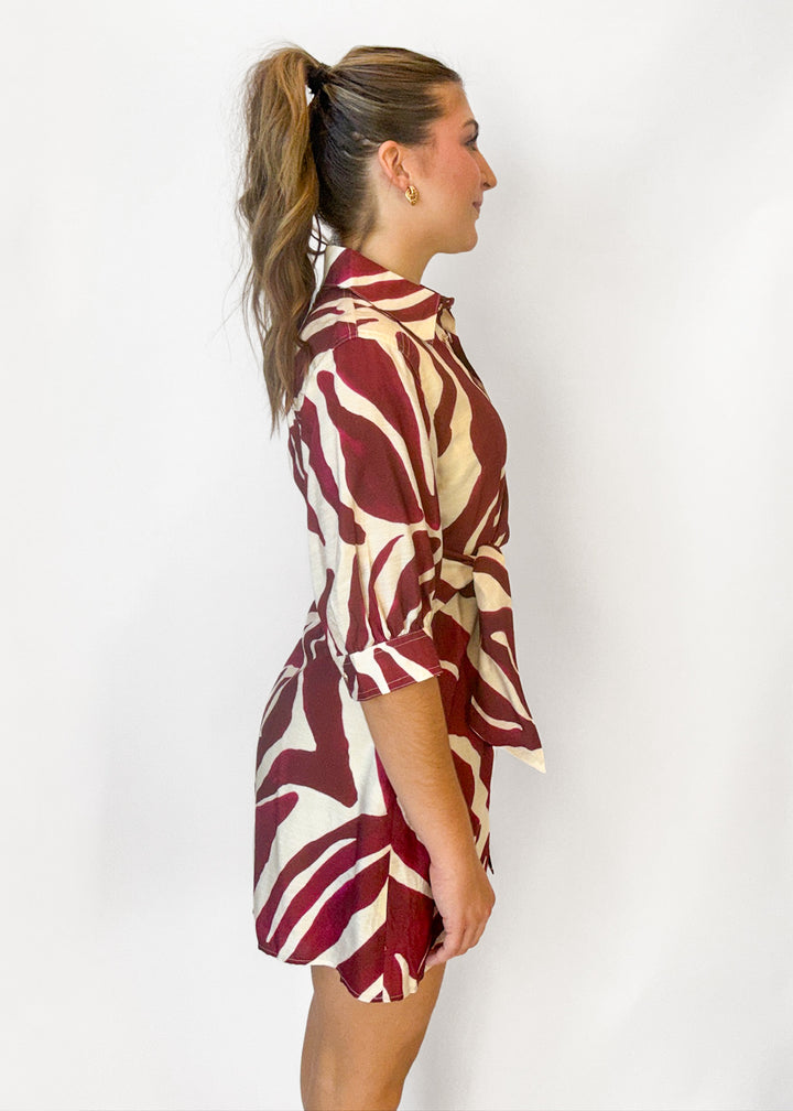 Sutton Abstract Mini Dress