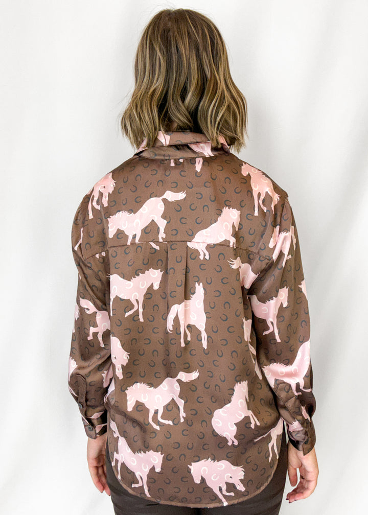 Ivy Jane Kollyns Horse Button Down