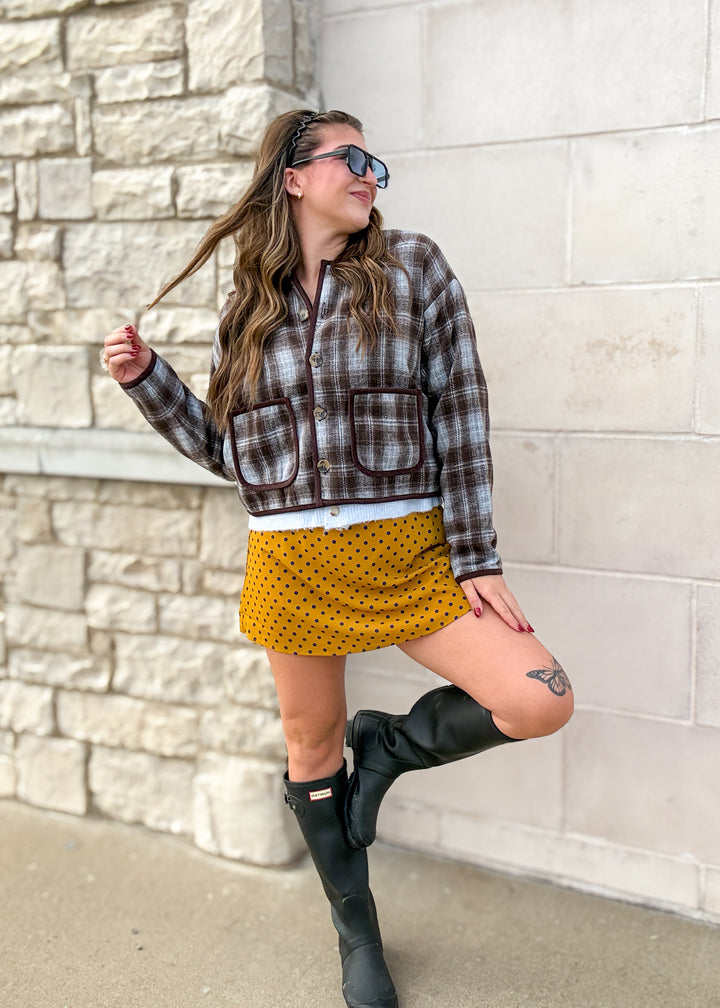 Hannah Plaid Jacket
