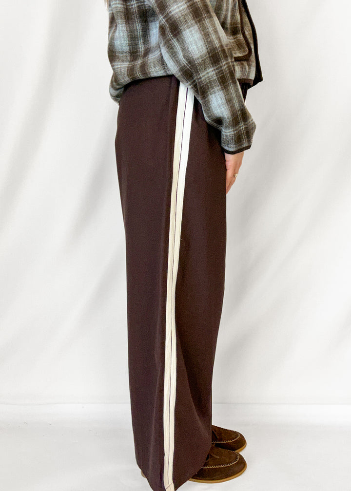 Finley Side Stripe Wide Leg Pant