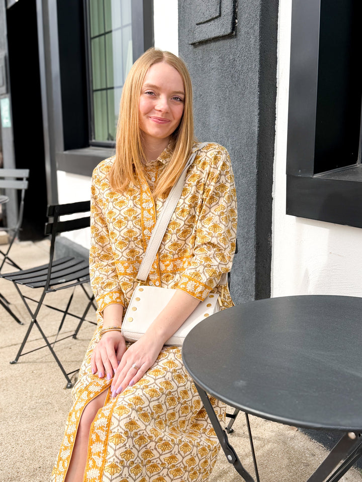 Uncle Frank Marigold Midi Dress