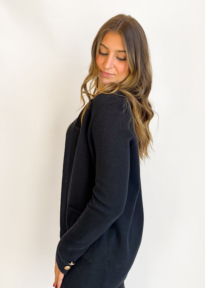 Gloria Gold Button Cardigan