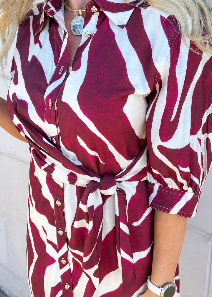 Sutton Abstract Mini Dress