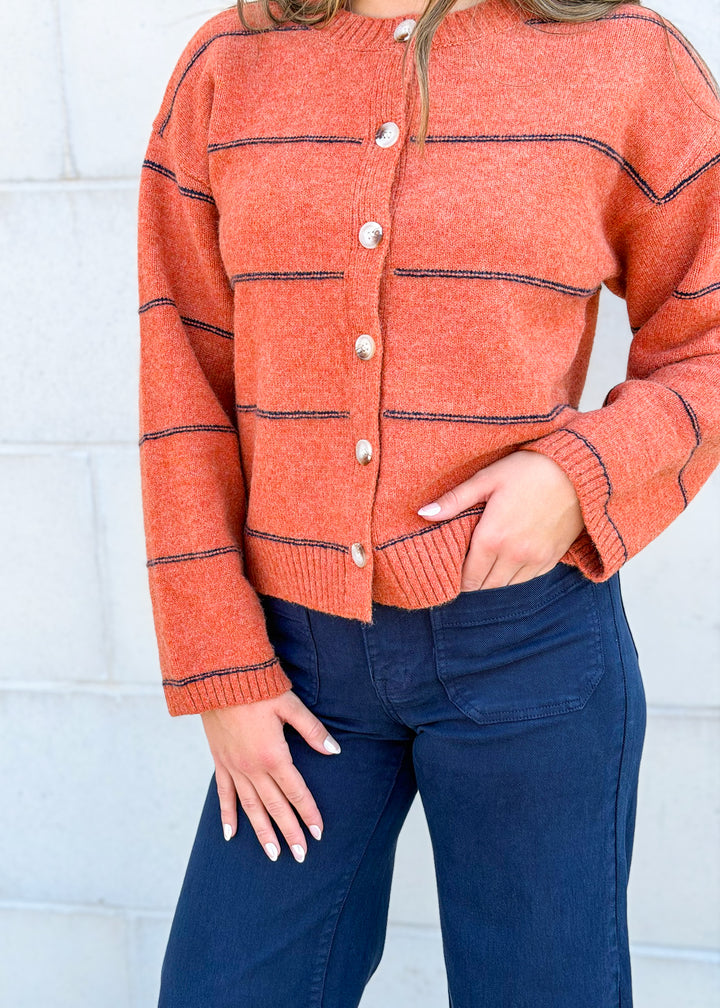 Julia Striped Cardigan