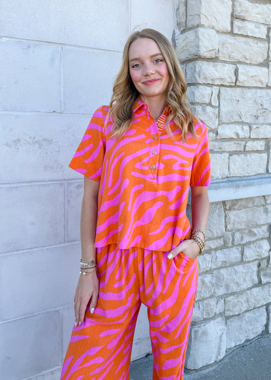 Ivy Jane Cooper Collared Top